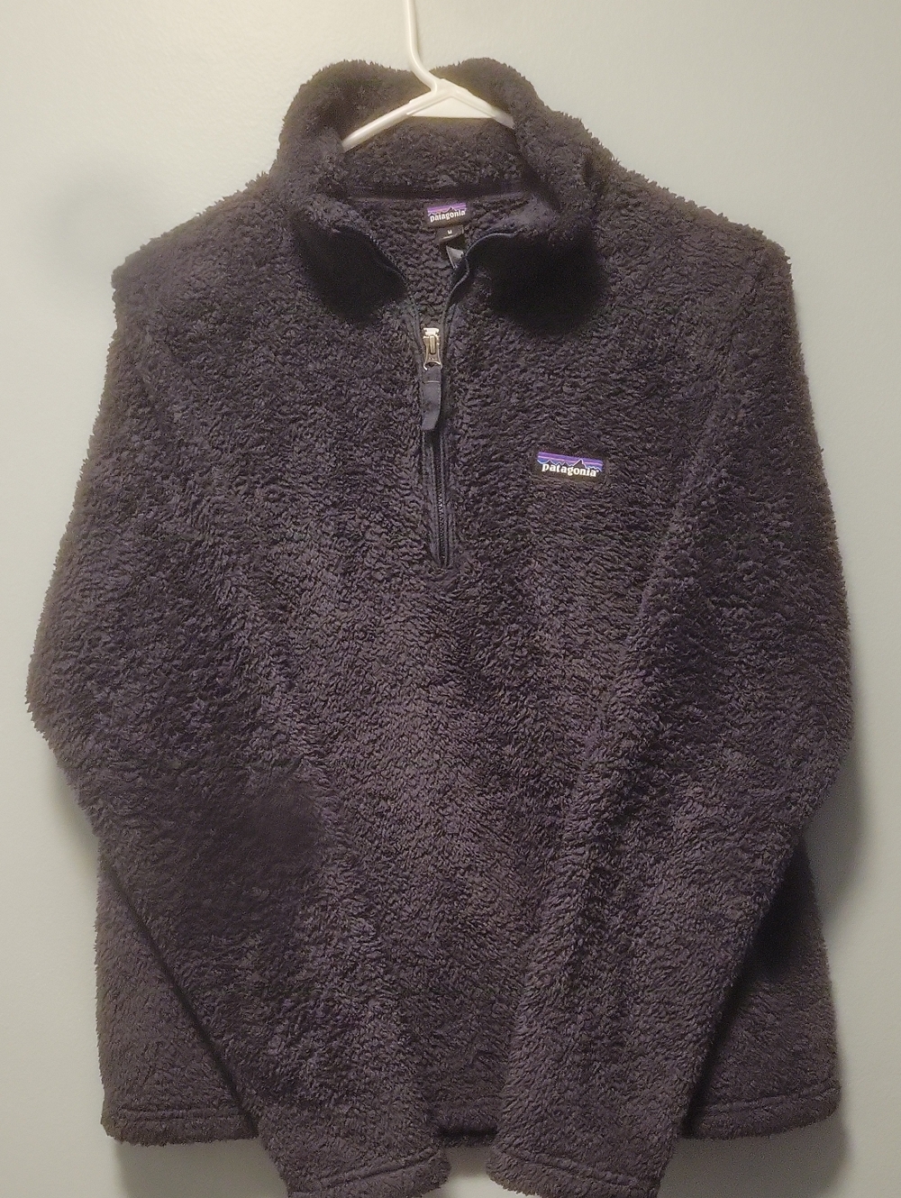 Patagonia Women's Black Plush Half-Zip Fleece Pullover